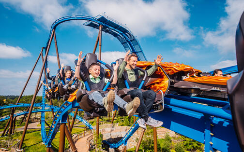 foto van rollercoaster Fenix in Toverland