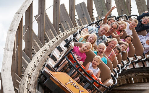 rollercoaster Troy in Toverland