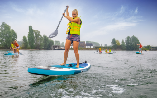 vouw op Stand up paddle board