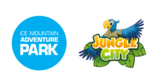 logo's van Ice Mountain Adventure Park en Jungle City