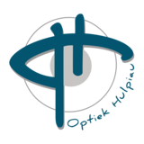 logo van optiek hulpiau met een grote H