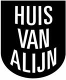 zwart wit logo van museum Huis van Alijn