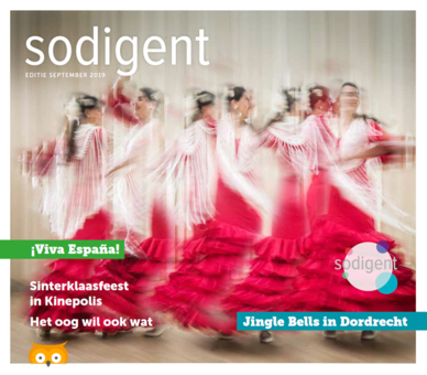 Cover september 2019 Flamenco-danseres Sylvie Vander Stegen
